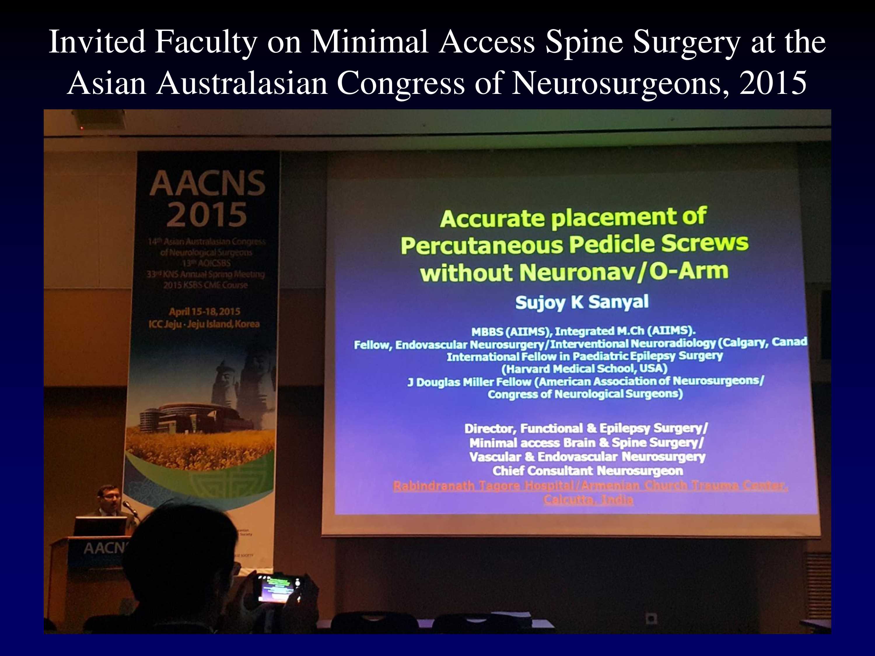 Leading Brain & Spine Neurosurgeon Kolkata, India - Dr. Sujoy Sanyal